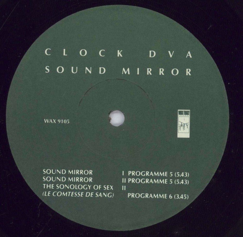 Clock DVA Sound Mirror US 12" vinyl single (12 inch record / Maxi-single) DVA12SO254203