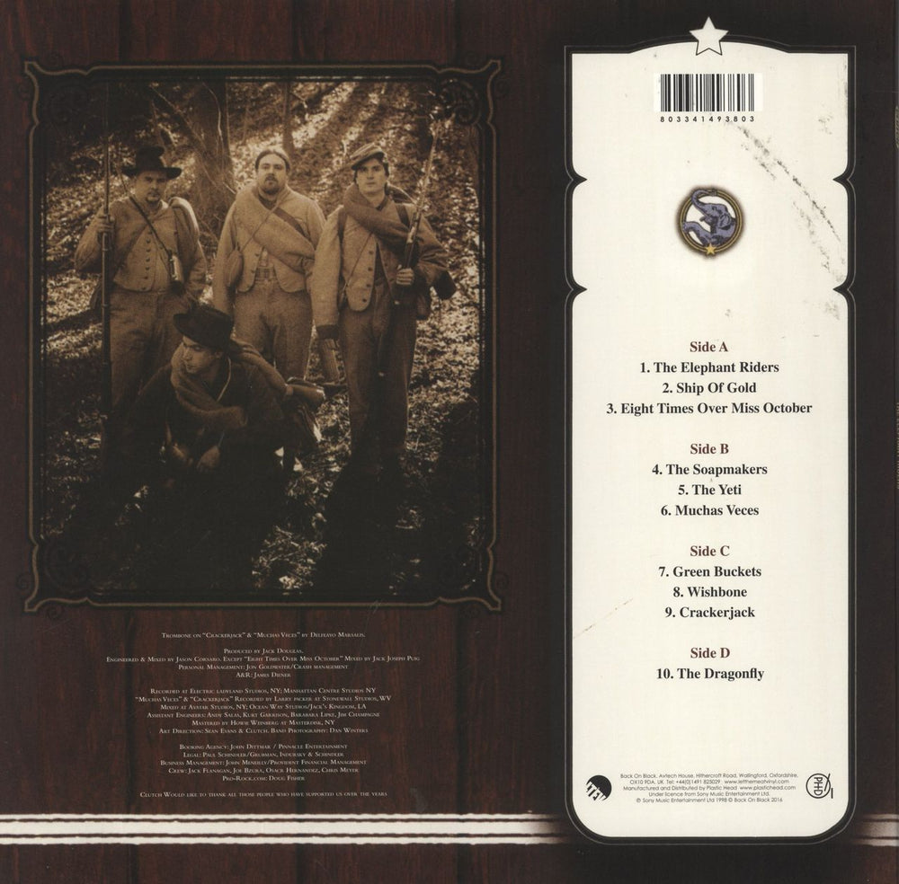 Clutch The Elephant Riders UK 2-LP vinyl record set (Double LP Album)