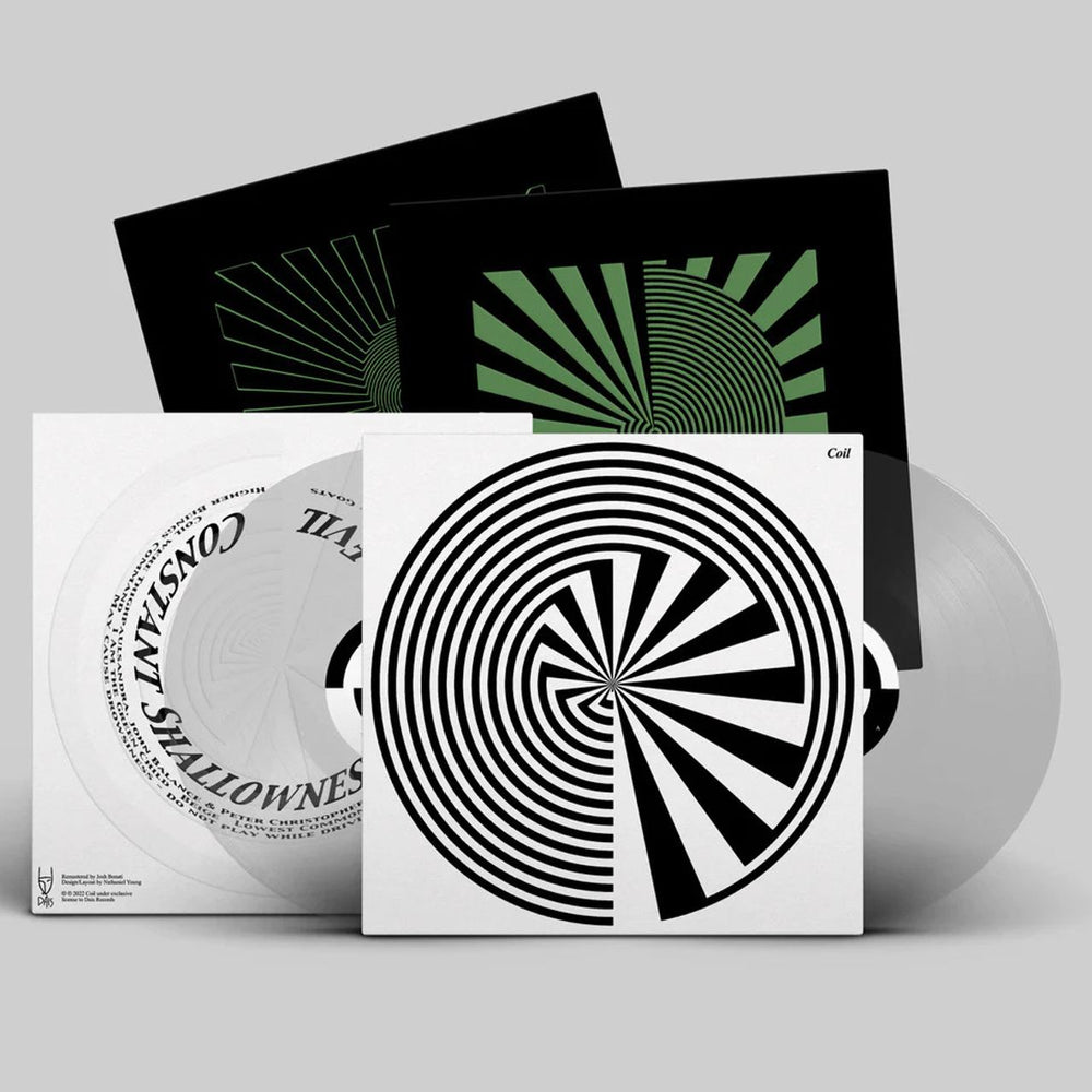 Coil Constant Shallowness Leads To Evil - Clear Vinyl - Sealed UK 2-LP vinyl record set (Double LP Album) DAIS186LPC4