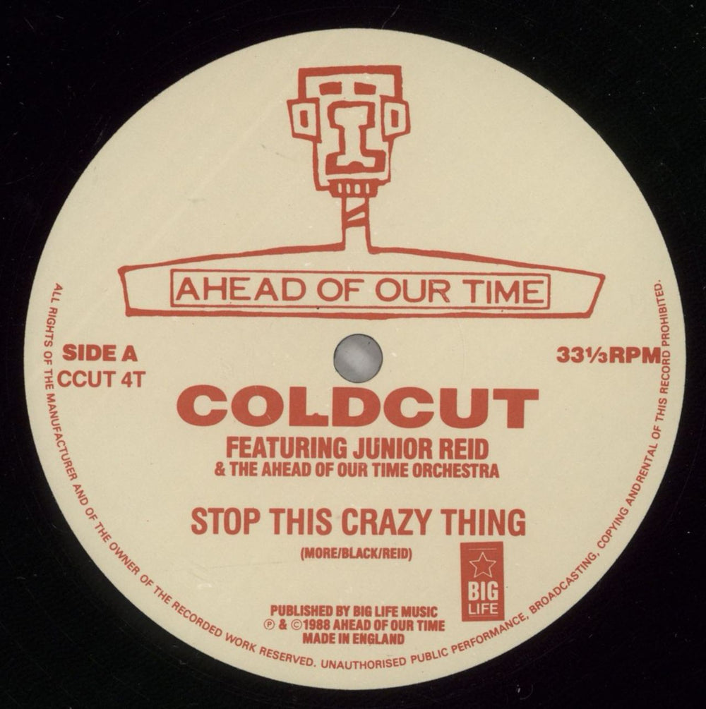 Coldcut Stop This Crazy Thing UK 12" vinyl single (12 inch record / Maxi-single) CCU12ST372667