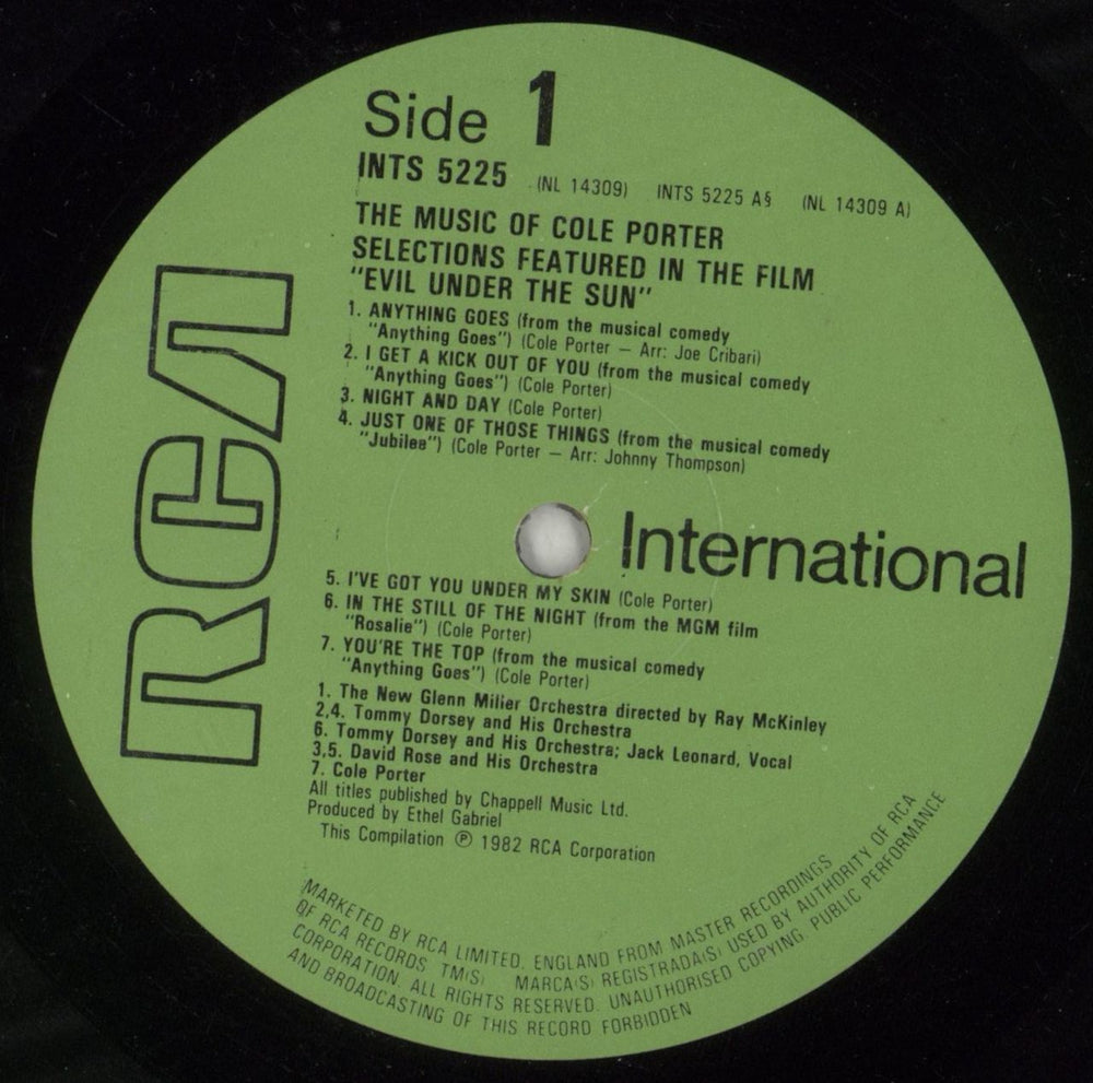 Cole Porter Evil Under The Sun UK vinyl LP album (LP record) D9LLPEV603157