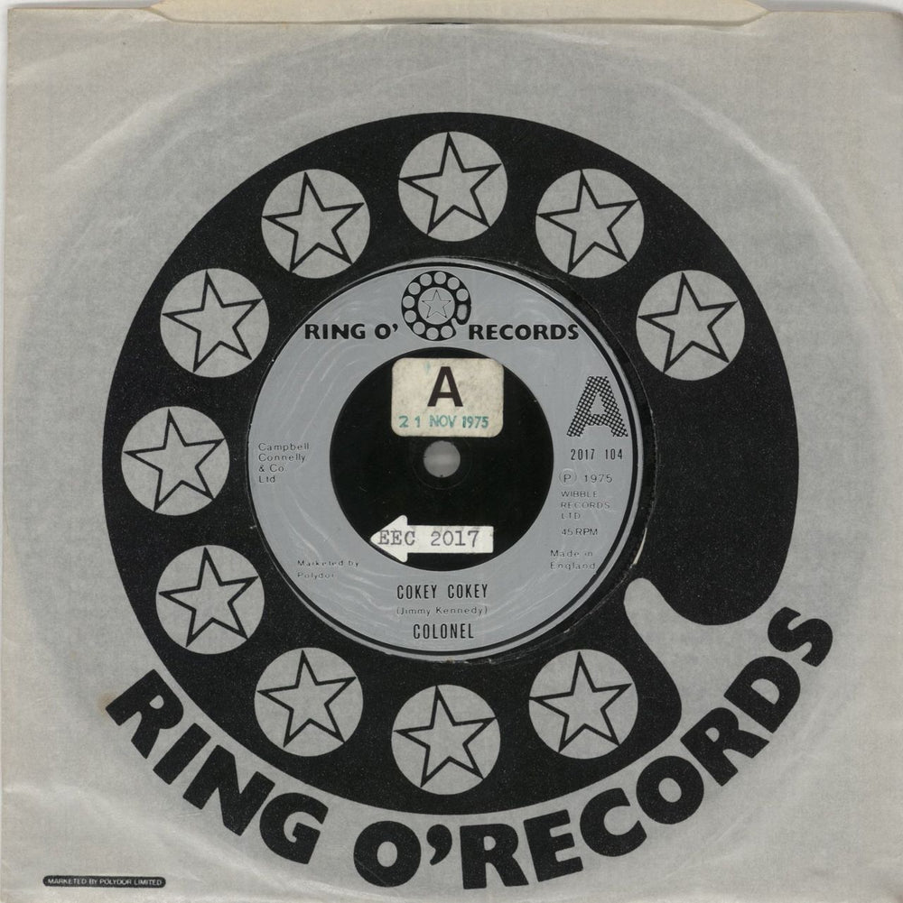 Colonel Cokey Cokey - Advance UK 7" vinyl single (7 inch record / 45) 2017104