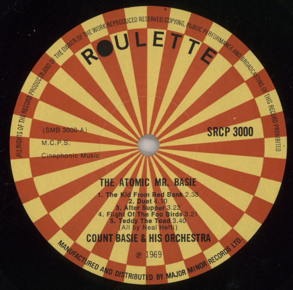 Count Basie The Atomic Mr. Basie UK vinyl LP album (LP record) CUILPTH521799