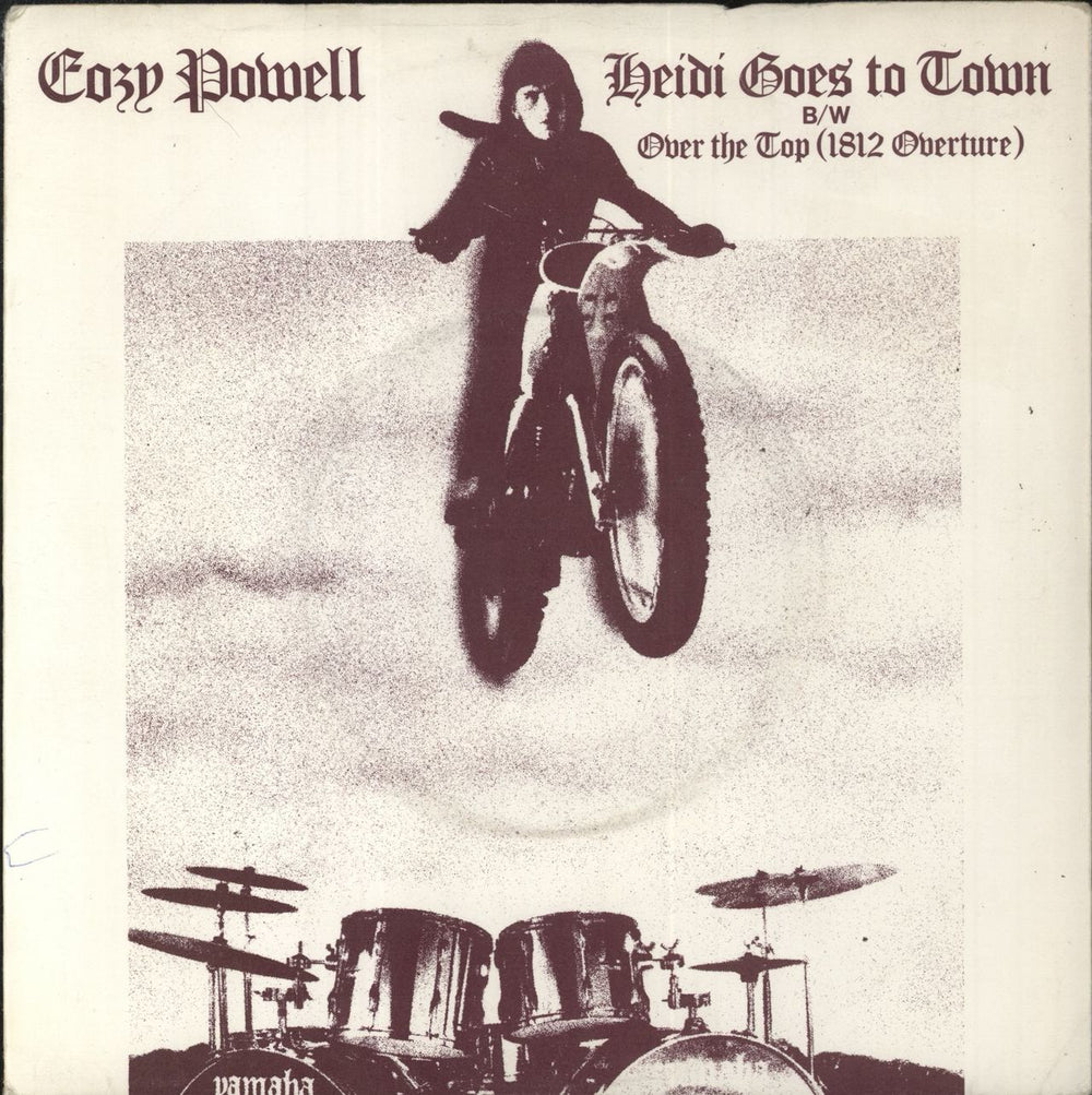 Cozy Powell Heidi Goes To Town - Clear vinyl + P/s UK 7" vinyl single (7 inch record / 45) ARO222