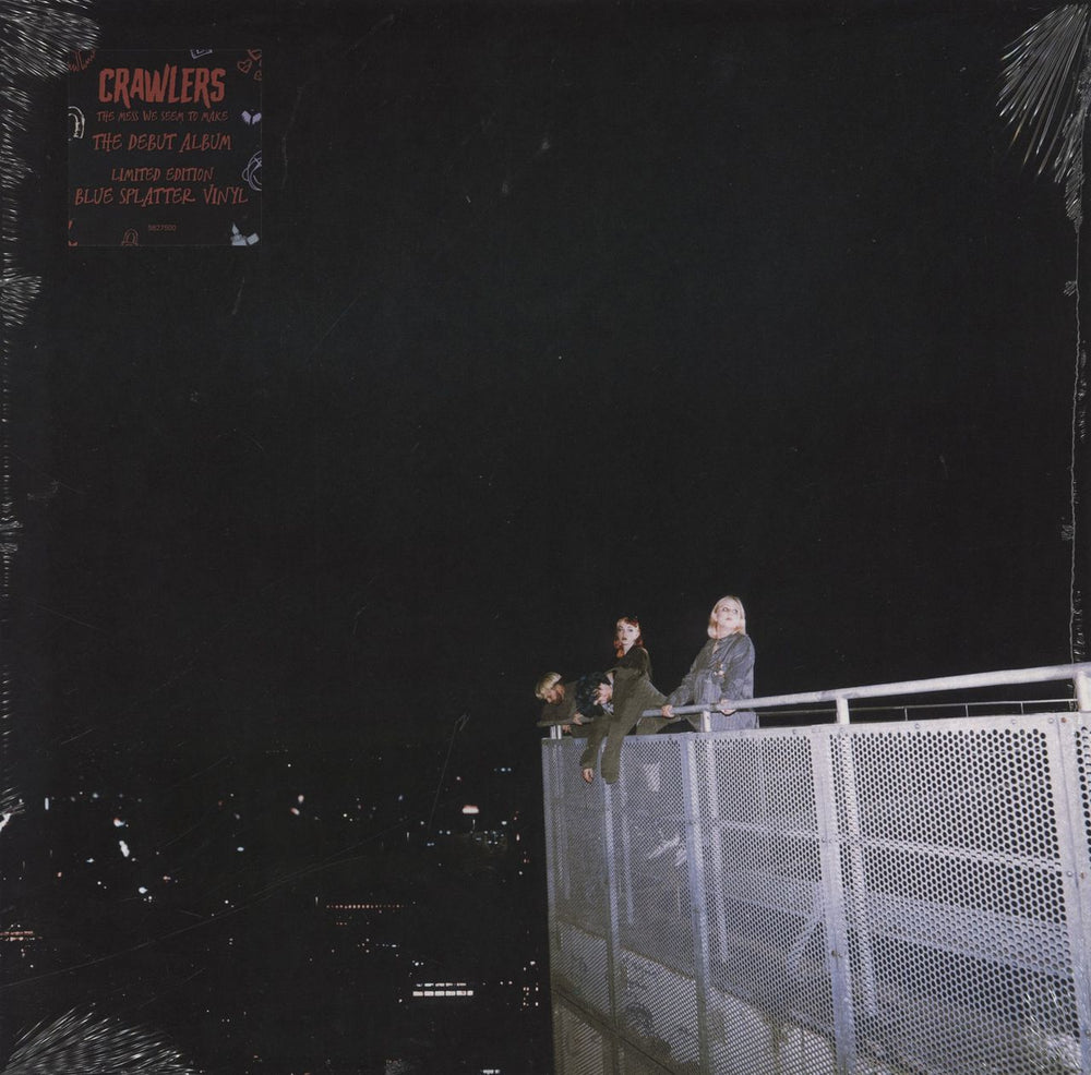 Crawlers The Mess We Seem to Make - Blue Splatter Vinyl - Sealed UK vinyl LP album (LP record) 5827500