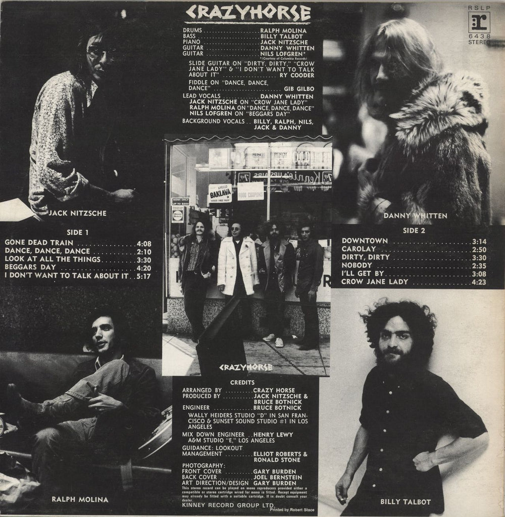 Crazy Horse Crazy Horse UK vinyl LP album (LP record)