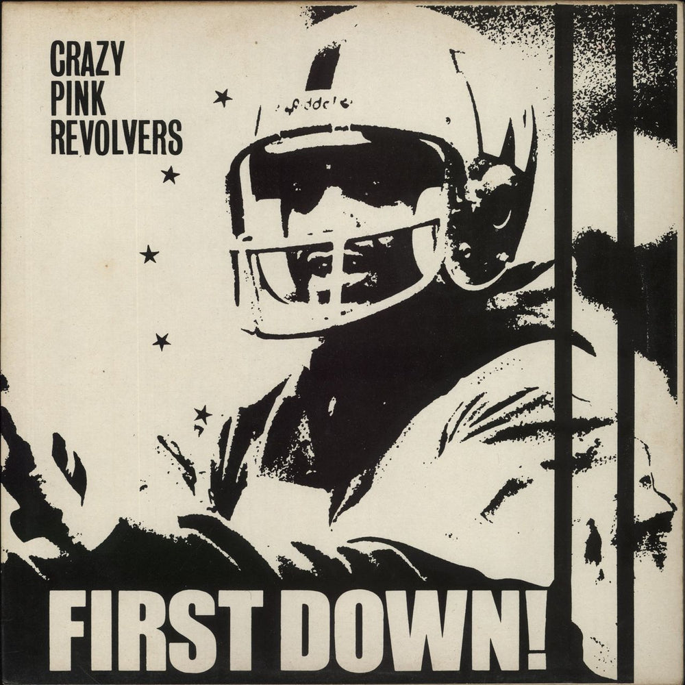 Crazy Pink Revolvers First Down UK vinyl LP album (LP record) SEX13
