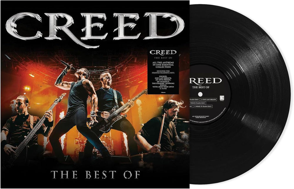 Creed The Best of Creed - Black Vinyl - Sealed UK vinyl LP album (LP record) 7272124