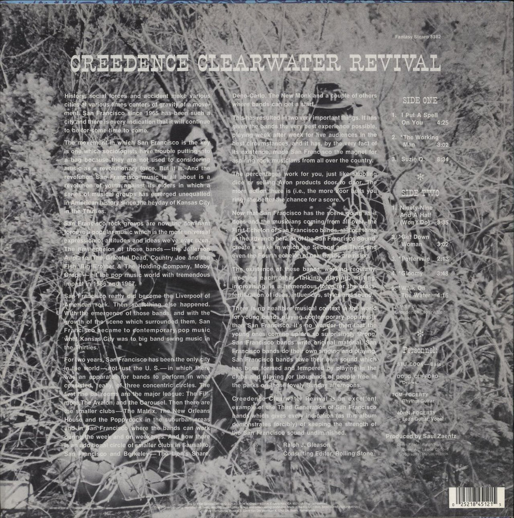 Creedence Clearwater Revival Creedence Clearwater Revival - 180g Vinyl UK vinyl LP album (LP record) 025218451215