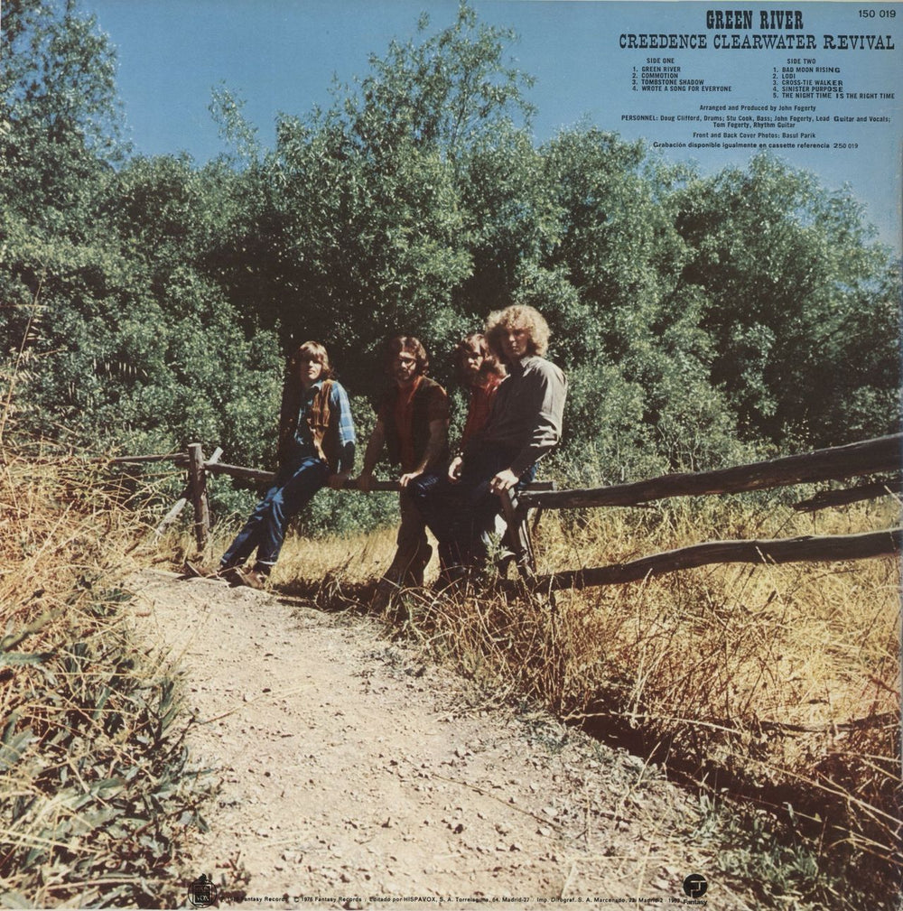 Creedence Clearwater Revival Green River Spanish vinyl LP album (LP record)