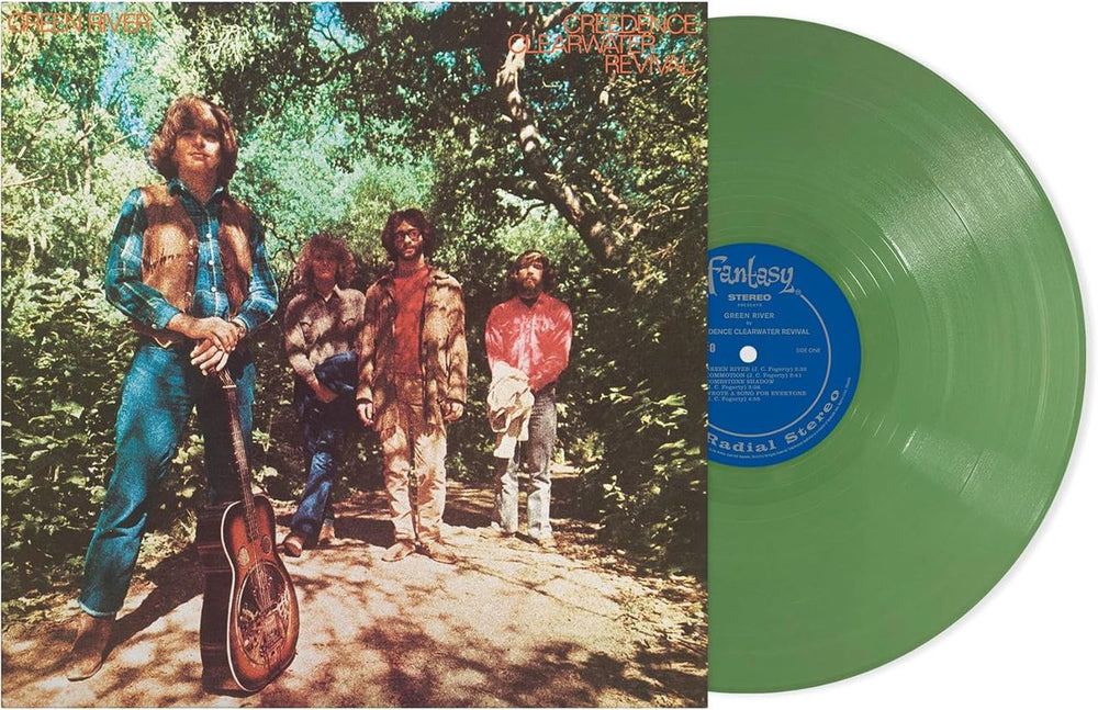 Creedence Clearwater Revival Green River - Spring Green Vinyl - Remastered - Sealed UK vinyl LP album (LP record) CR830