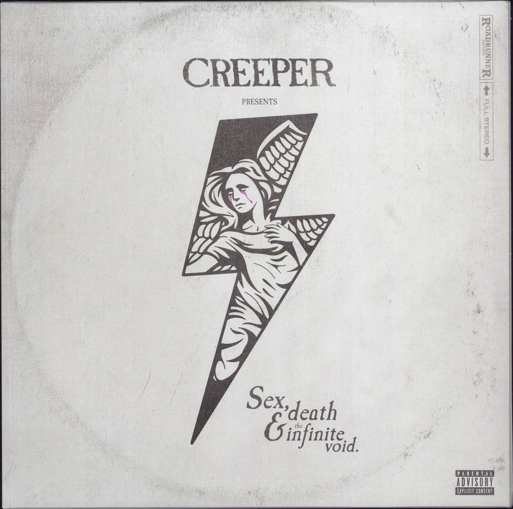 Creeper Sex, Death & The Infinite Void - White Sleeve UK vinyl LP album (LP record) 0190295283926