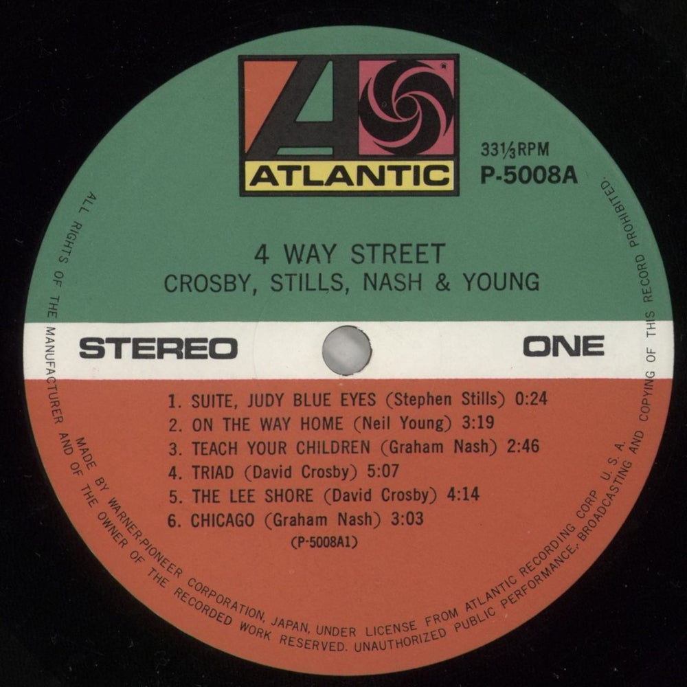 Crosby, Stills, Nash & Young 4 Way Street Japanese 2-LP vinyl record set (Double LP Album) CSN2LWA157487