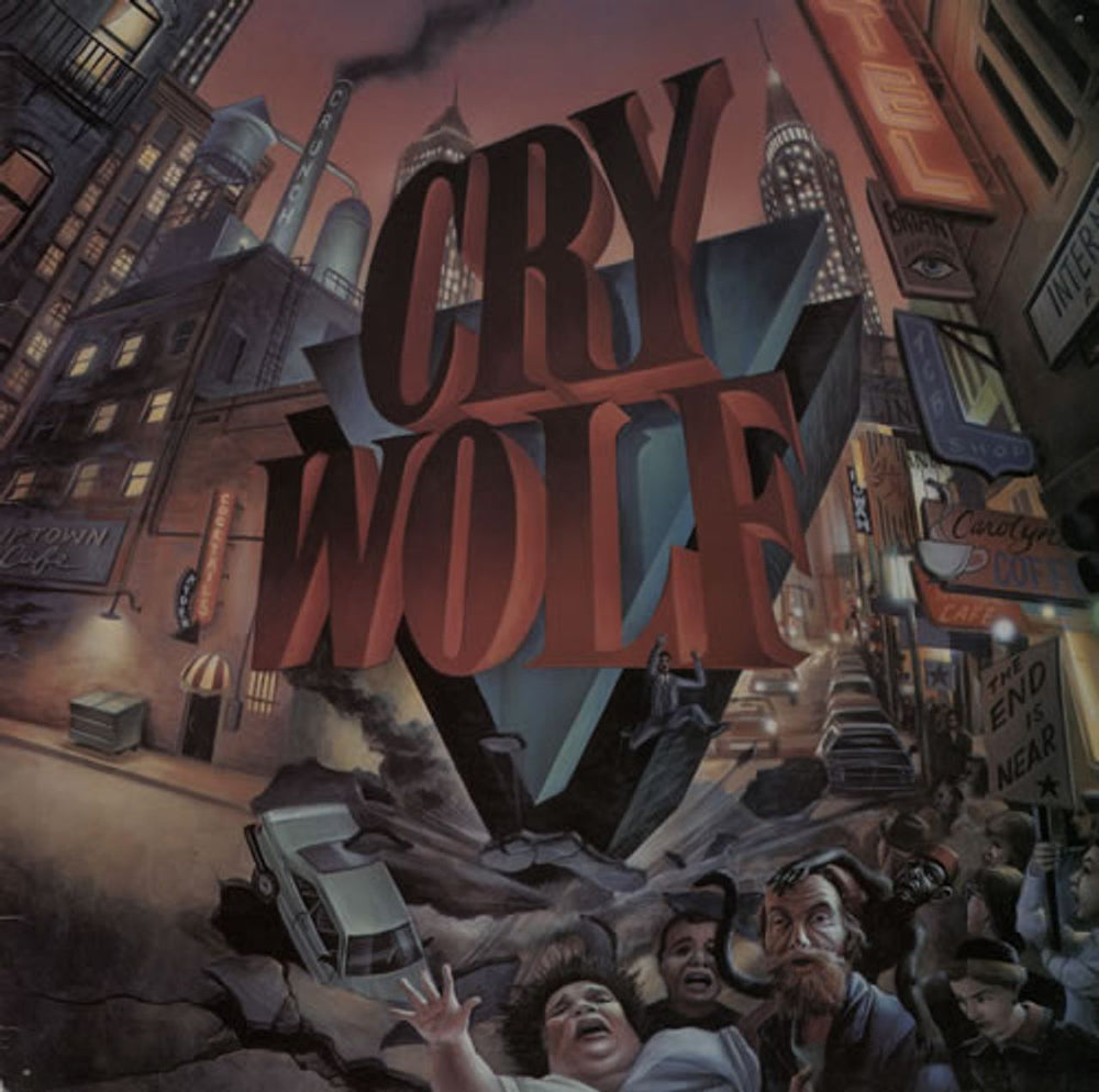 Cry Wolf Crunch UK vinyl LP album (LP record) EIRSA1048