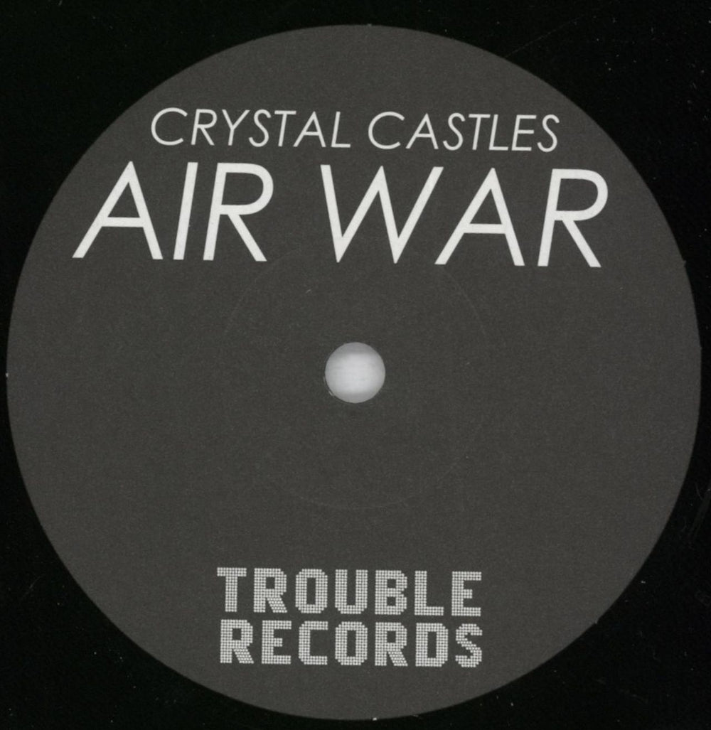 Crystal Castles Air War UK 7" vinyl single (7 inch record / 45) CY807AI817824