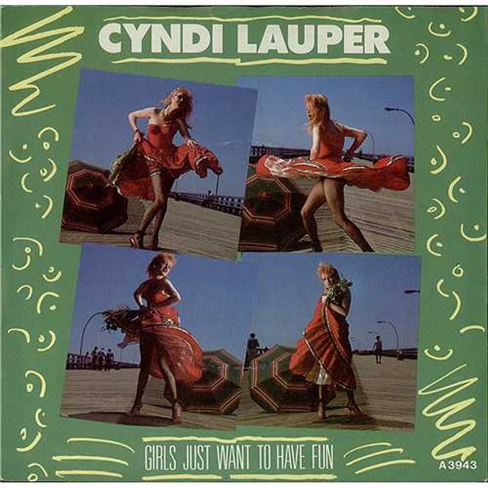 Cyndi Lauper Girls Just Want To Have Fun - P/S - Inj UK 7" vinyl single (7 inch record / 45) A3943
