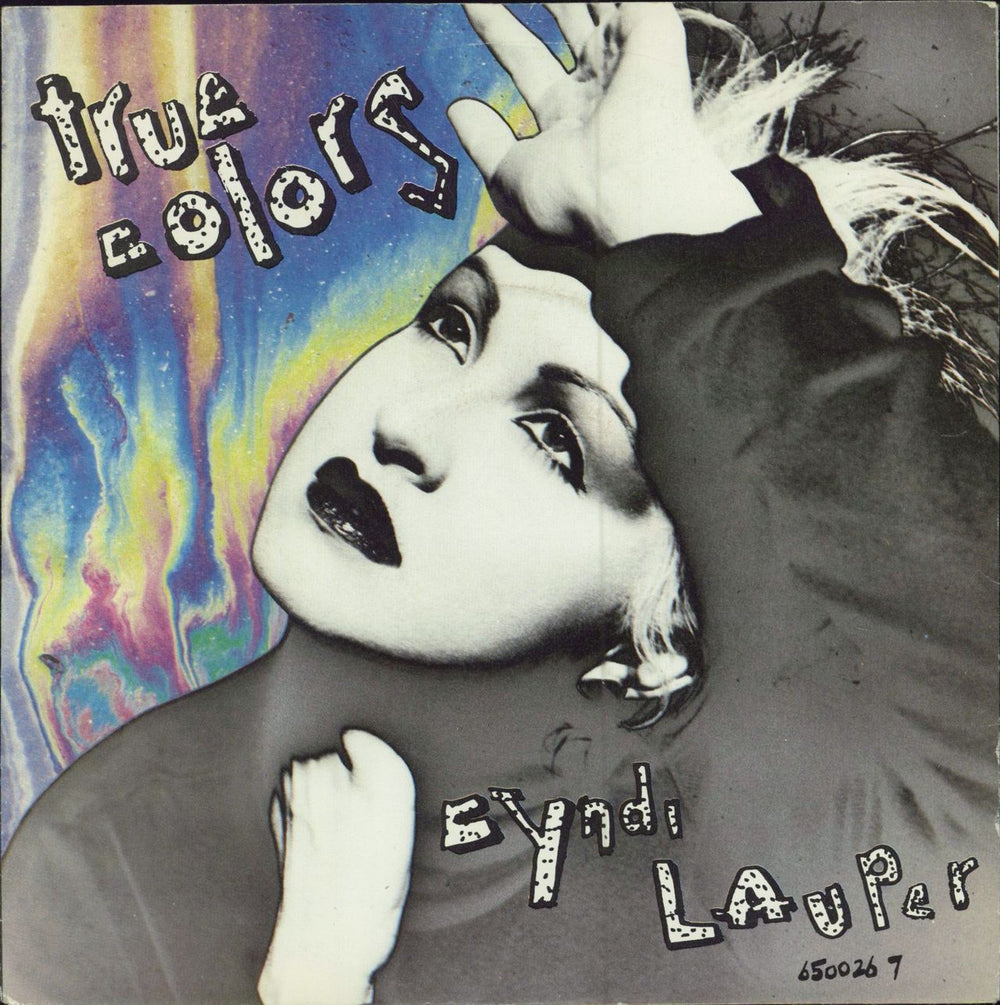 Cyndi Lauper True Colors UK 7" vinyl single (7 inch record / 45) 6500267