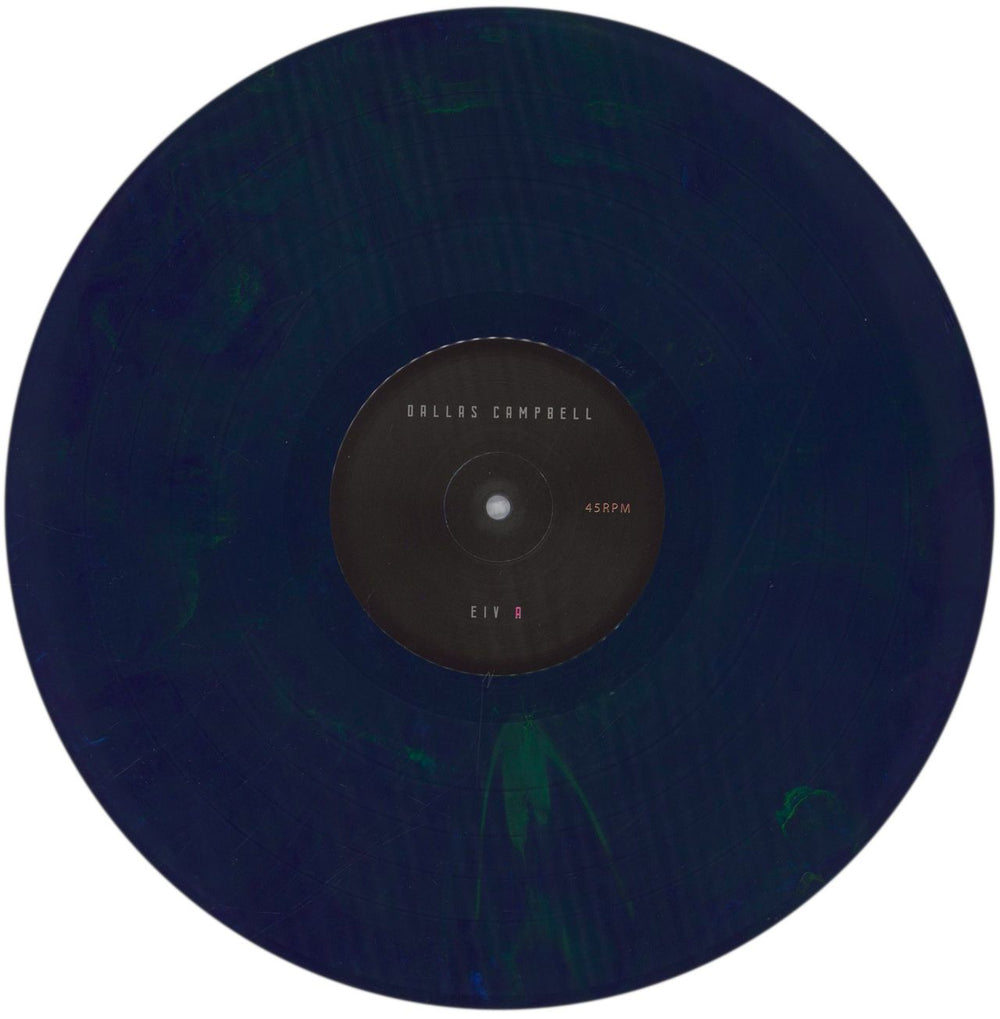 Dallas Campbell EIV - 180g Blue & Yellow Marble Vinyl UK 12" vinyl single (12 inch record / Maxi-single) 7FP12EI844768