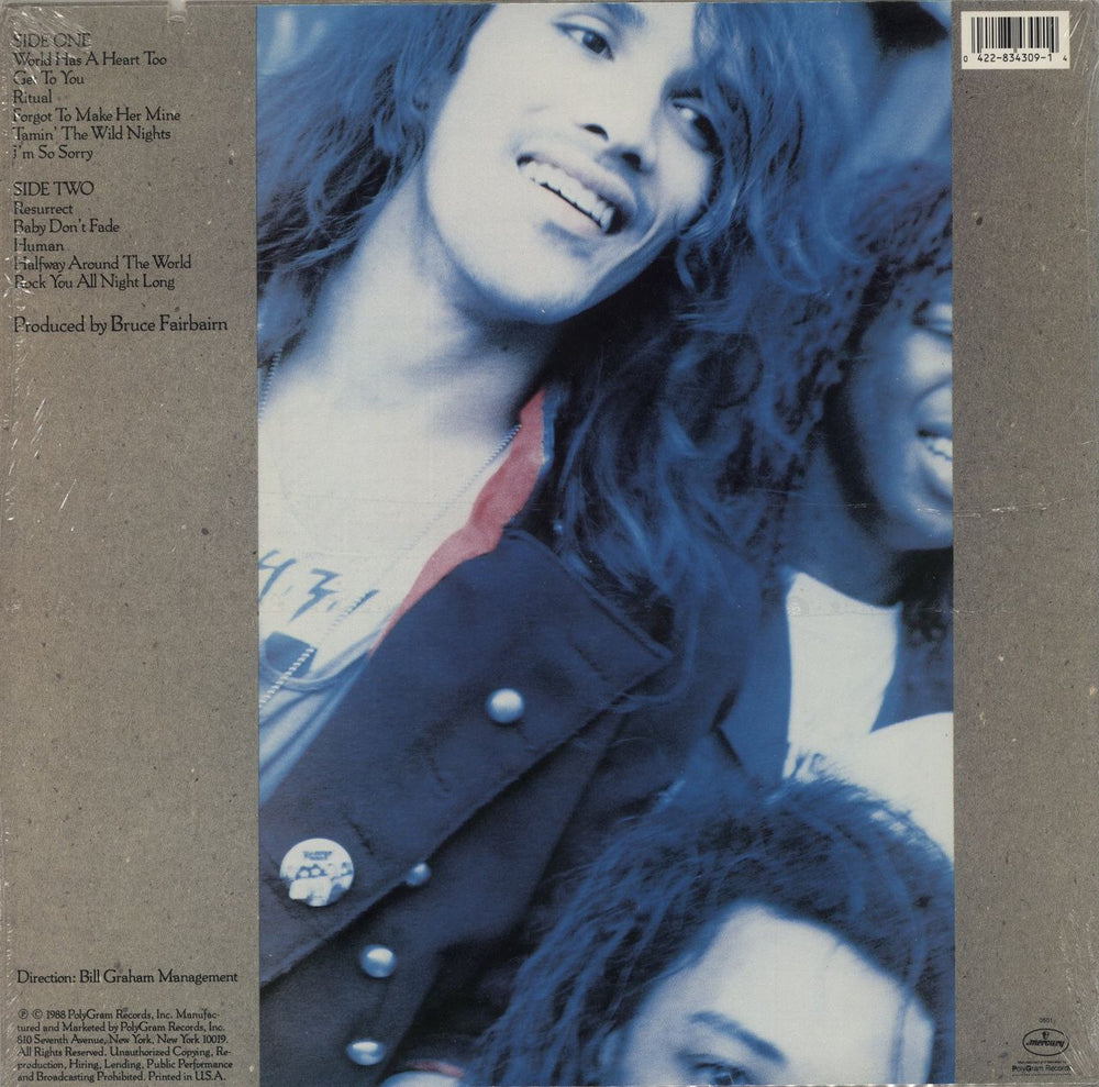 Dan Reed Network Dan Reed Network - Shrink UK vinyl LP album (LP record) 042283430914