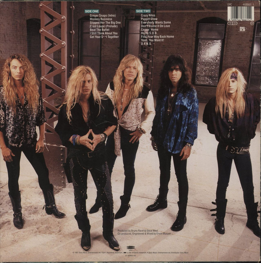 Danger Danger Screw It! - Hype Stickered - VG UK vinyl LP album (LP record) 5099746866112