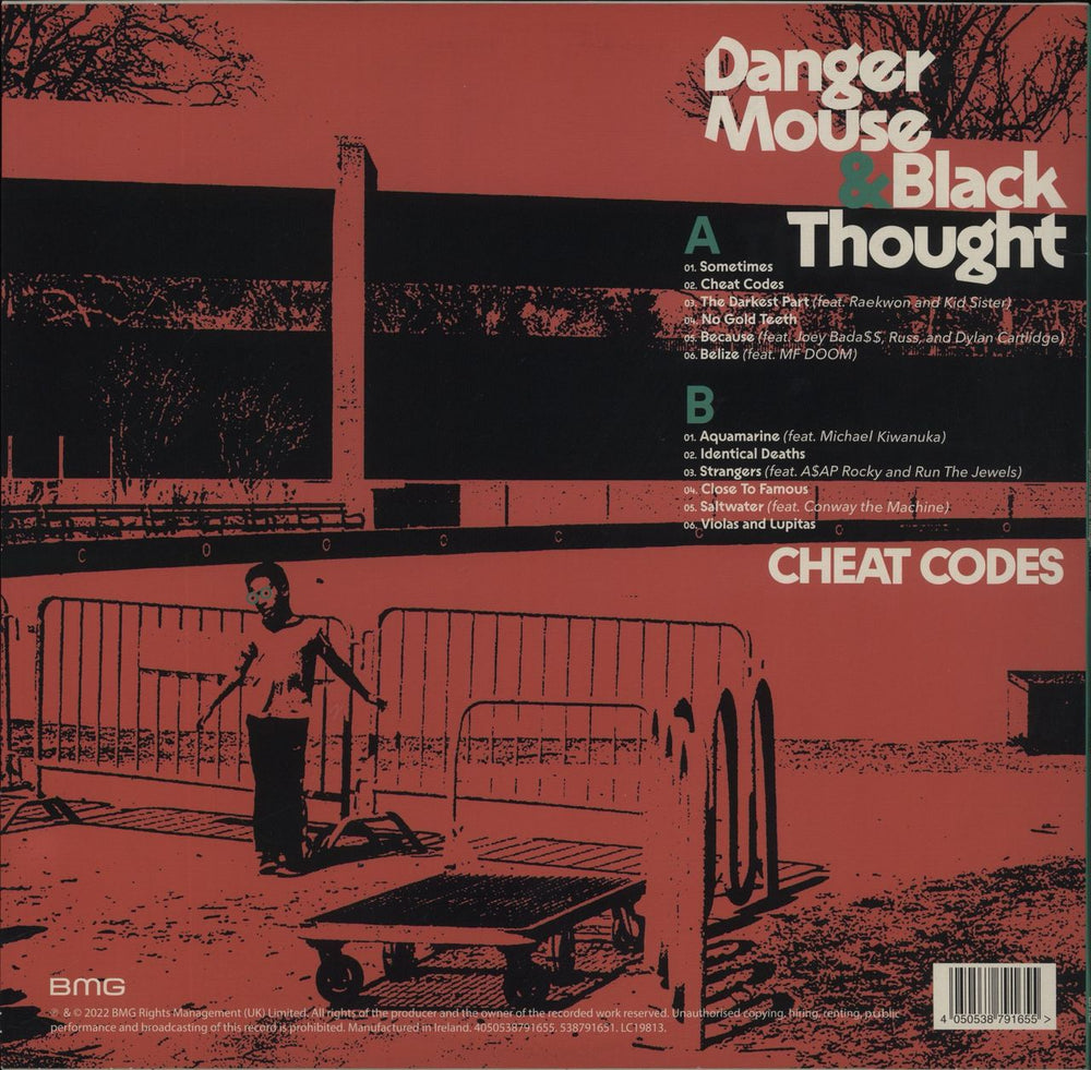 Danger Mouse Cheat Codes + CD UK vinyl LP album (LP record) 4050538791655