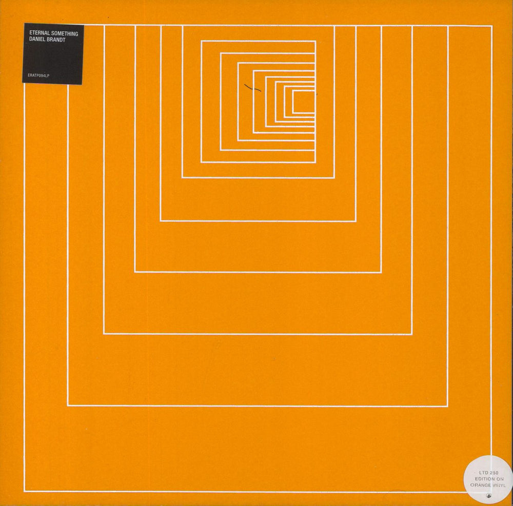 Daniel Brandt Eternal Something: Rough Trade exclusive - Orange Vinyl + PVC Sleeve UK vinyl LP album (LP record) ERATP094LP