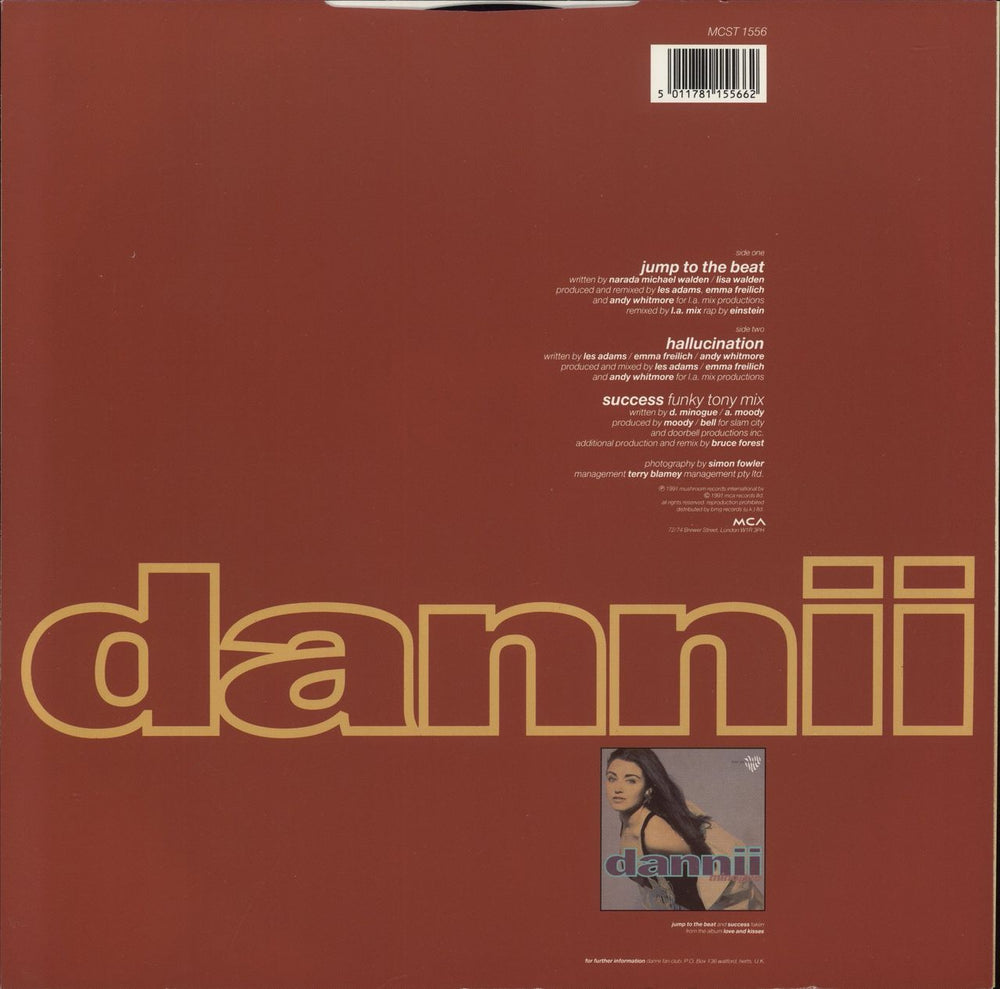 Dannii Minogue Jump To The Beat UK 12" vinyl single (12 inch record / Maxi-single) 5011781155662