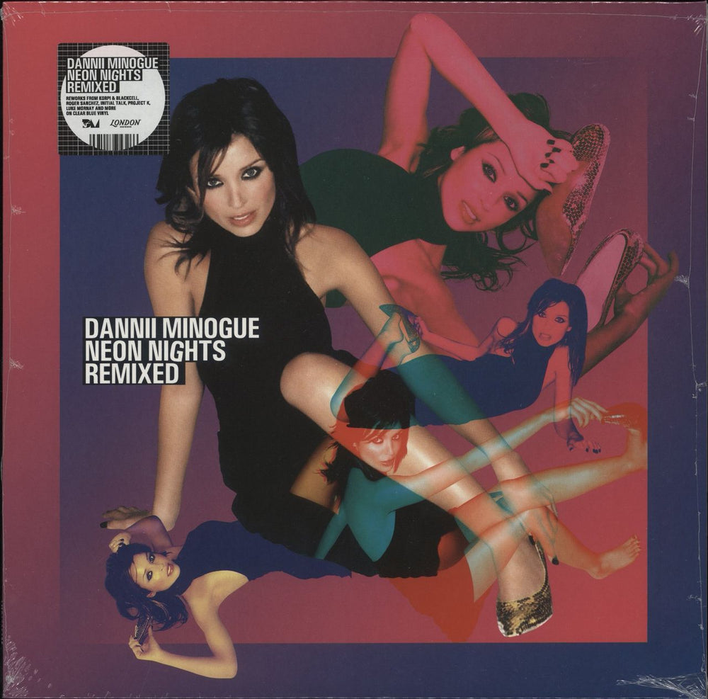 Dannii Minogue Neon Nights Remixed - RSD - Clear Blue Vinyl - Sealed UK vinyl LP album (LP record) LMS1725326
