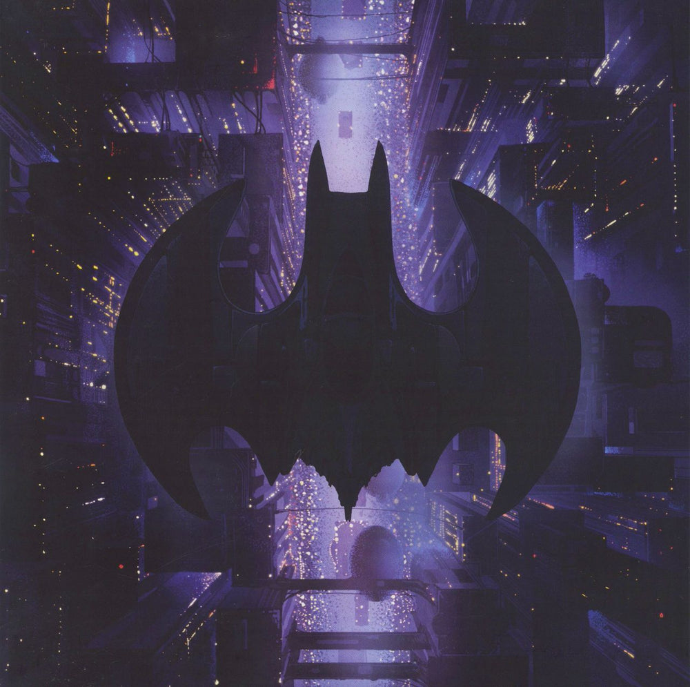 Danny Elfman Batman - Purple and Black Split US vinyl LP album (LP record) MOND-099-R