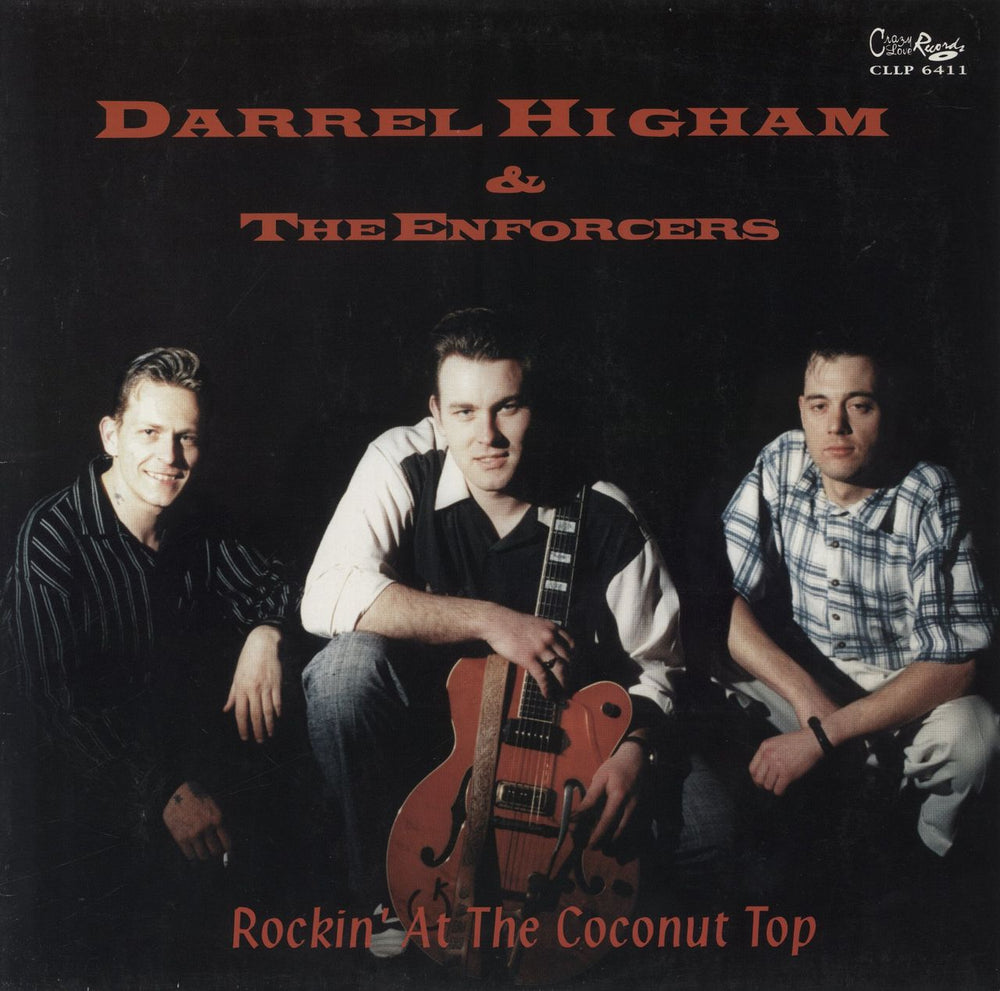 Darrel Higham Rockin' At The Coconut Top German vinyl LP album (LP record) CLLP6411