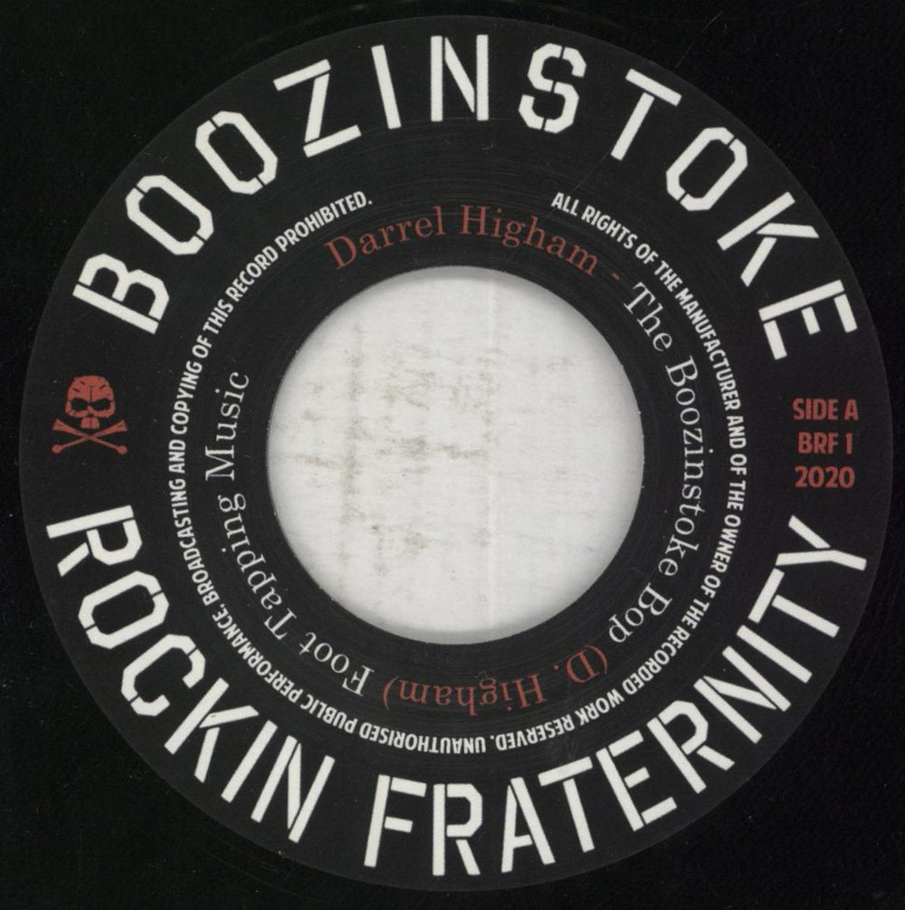 Darrel Higham The Boozinstoke Bop UK 7" vinyl single (7 inch record / 45) 7L407TH851700