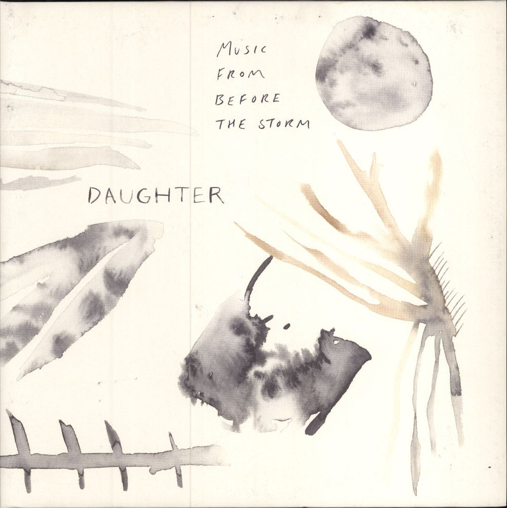 Daughter Music From Before The Storm - RSD18 - Clear Vinyl UK 2-LP vinyl record set (Double LP Album) 4AD0038LP