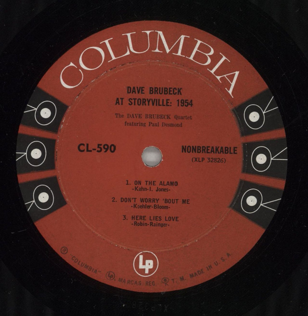 Dave Brubeck At Storyville: 1954 US vinyl LP album (LP record) DBRLPAT878500