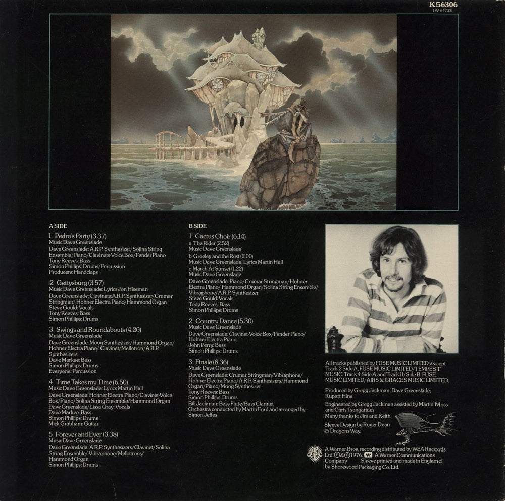 Dave Greenslade Cactus Choir UK vinyl LP album (LP record)