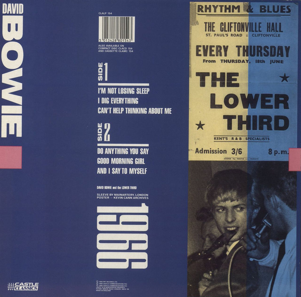 David Bowie 1966 UK vinyl LP album (LP record) 5013428801543