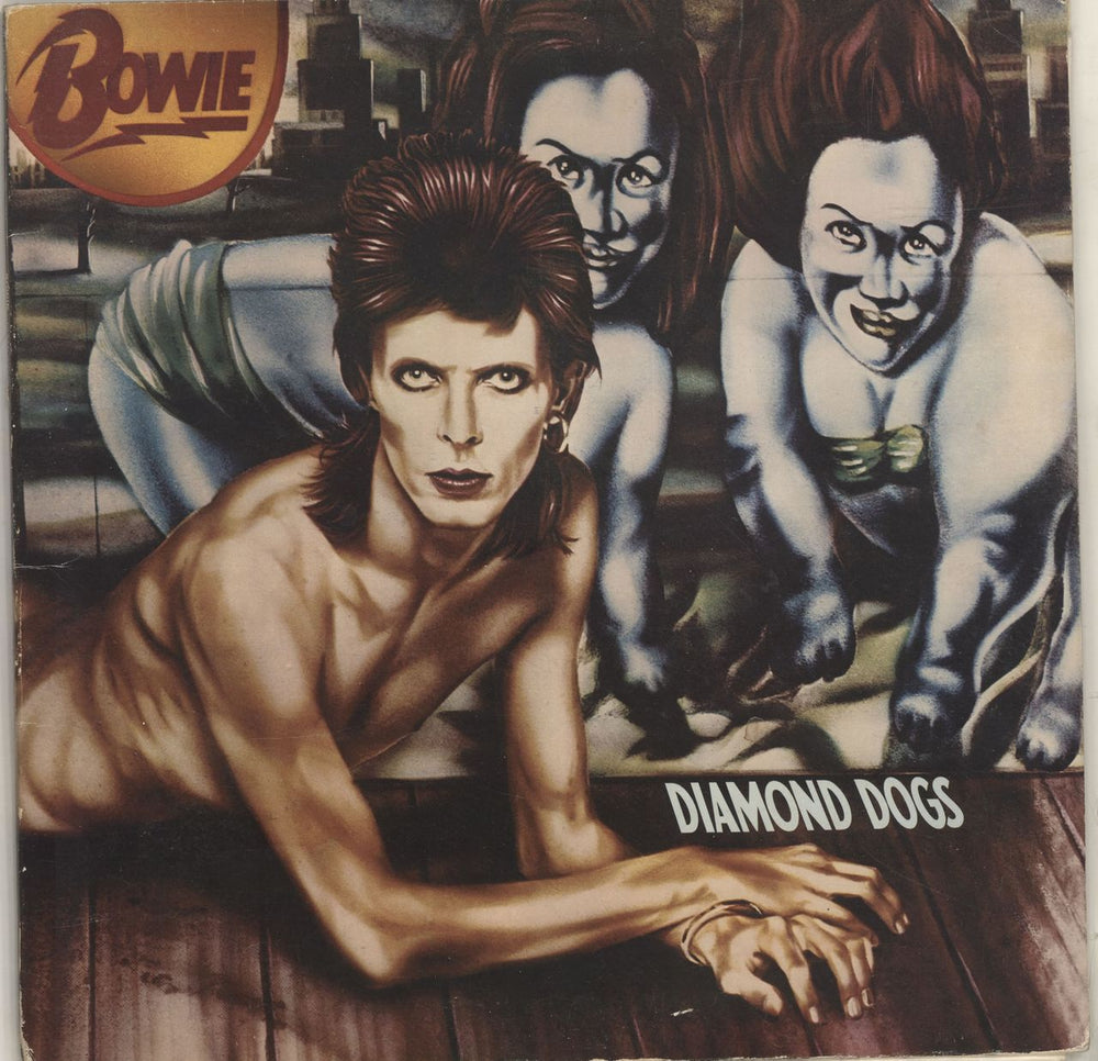 David Bowie Diamond Dogs - 1st - Interpak - VG UK vinyl LP album (LP record) APL1-0576