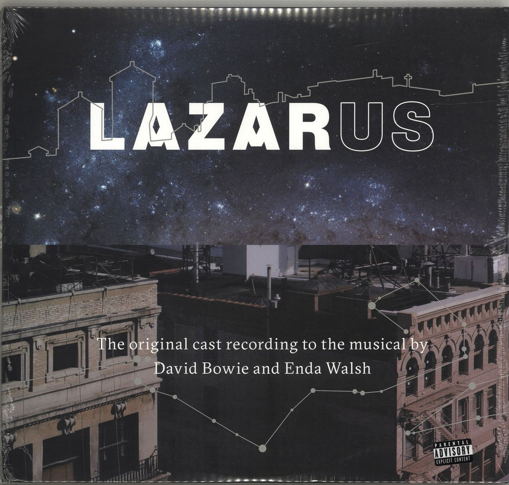 David Bowie Lazarus - Original New York Cast Recording - Sealed US 3-LP vinyl record set (Triple LP Album) 88985374551