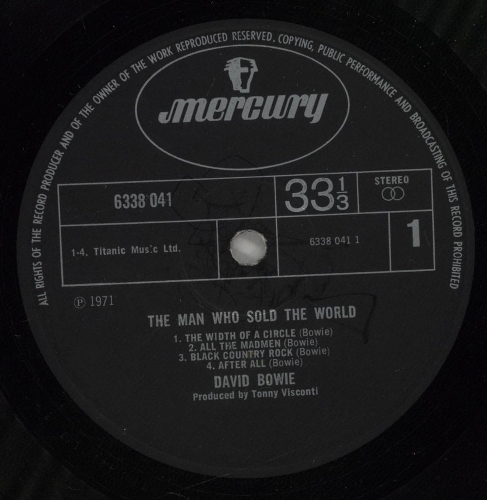 David Bowie The Man Who Sold The World - Dress/Drag Sleeve - VG UK vinyl LP album (LP record) BOWLPTH347228