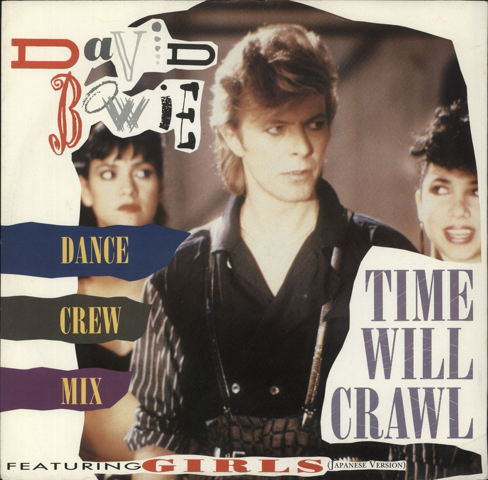 David Bowie Time Will Crawl - Dance Crew Mix - EX UK 12" vinyl single (12 inch record / Maxi-single) 12EAX237
