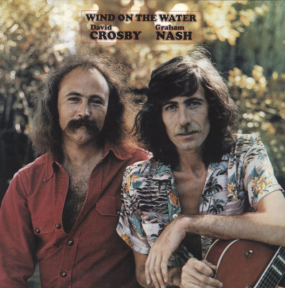 David Crosby & Graham Nash Wind On The Water - Orange Vinyl UK vinyl LP album (LP record) RMLP8197LE