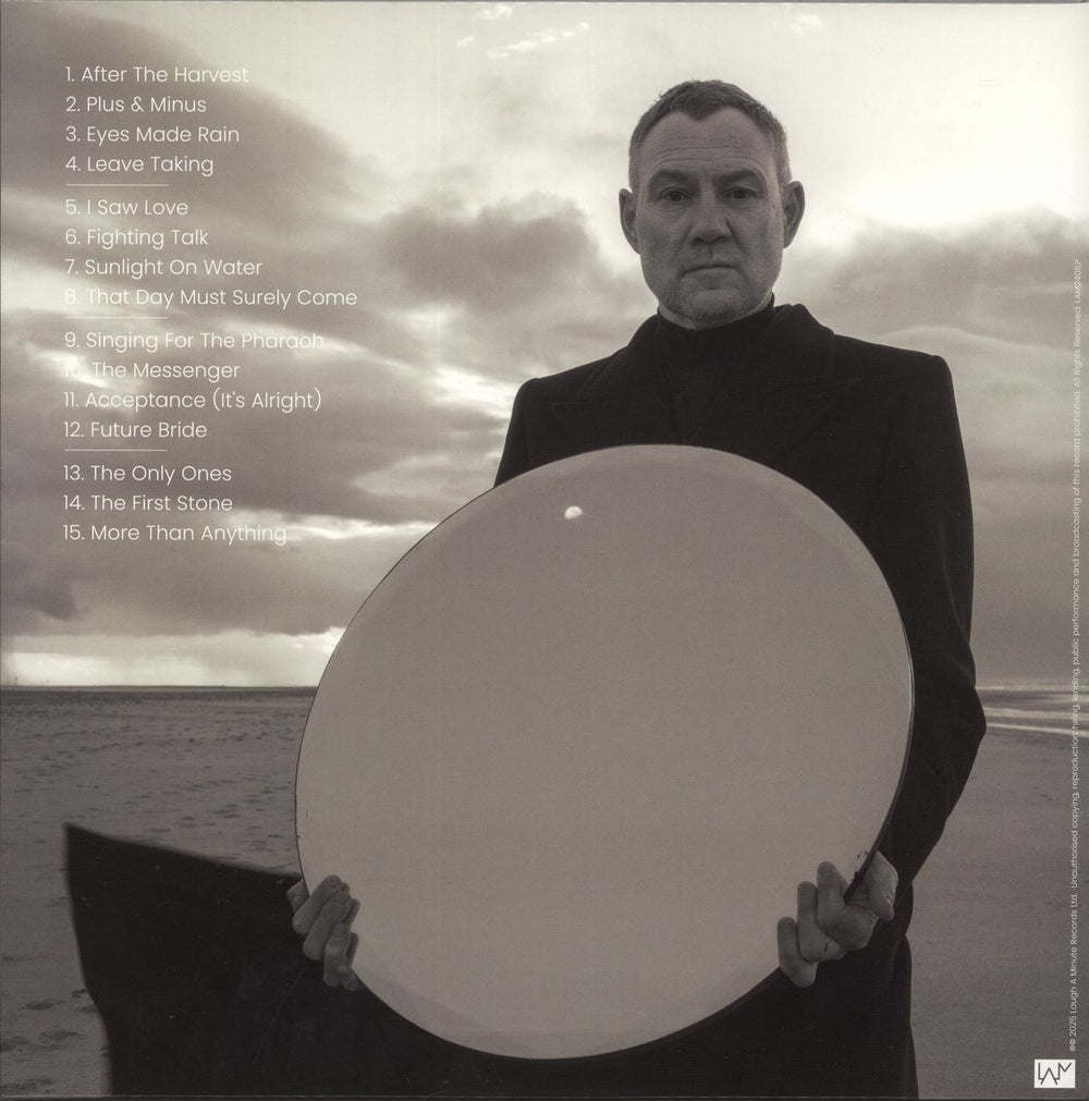 David Gray Dear Life - Sea Blue Vinyl - Autographed UK 2-LP vinyl record set (Double LP Album)