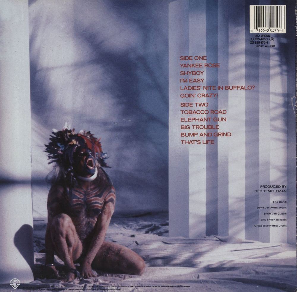 David Lee Roth Eat 'Em And Smile - EX German vinyl LP album (LP record) 075992547017