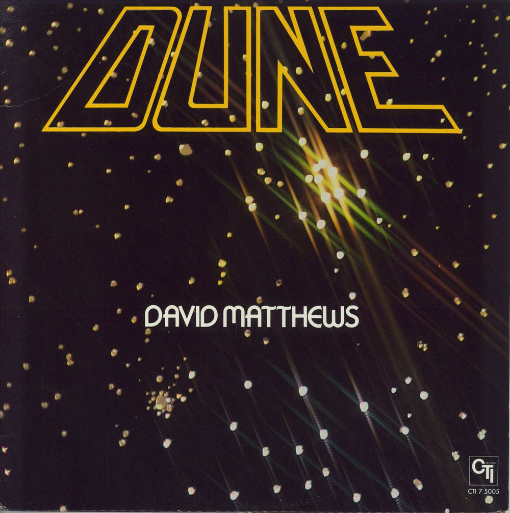 David Matthews Dune US vinyl LP album (LP record) CTI75005