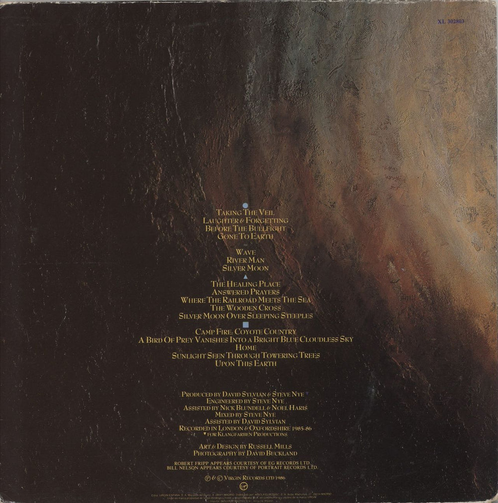 David Sylvian Gone To Earth - EX Spanish 2-LP vinyl record set (Double LP Album) 5012981239015