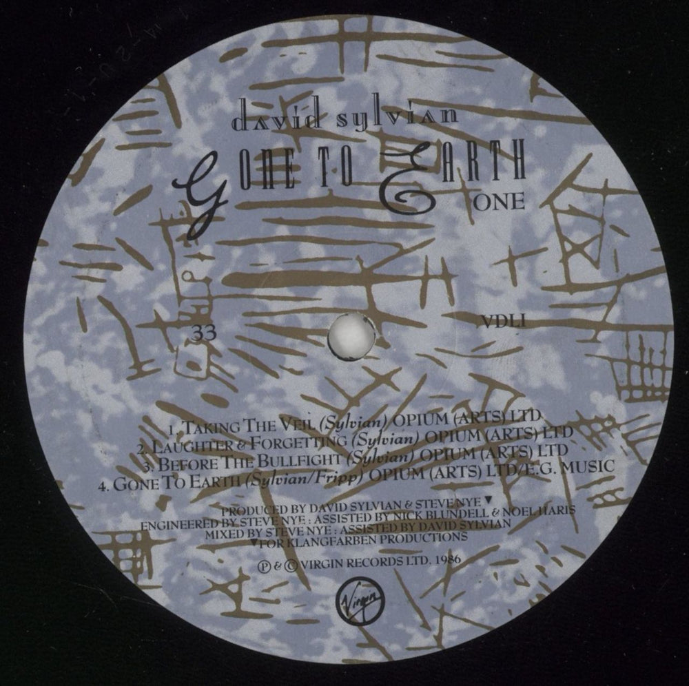 David Sylvian Gone To Earth - EX UK 2-LP vinyl record set (Double LP Album) SYL2LGO697690