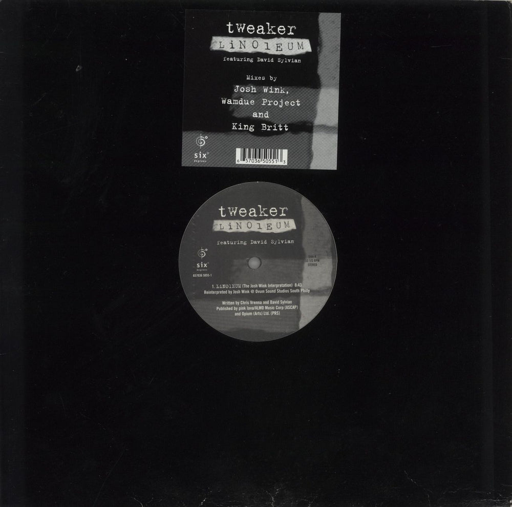 David Sylvian Linoleum - EX US Promo 12" vinyl single (12 inch record / Maxi-single) 6570365055-1