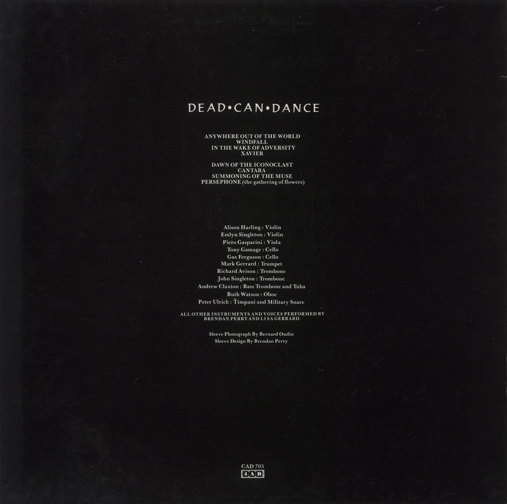 Dead Can Dance Within The Realm Of The Dying Sun UK vinyl LP album (LP record)