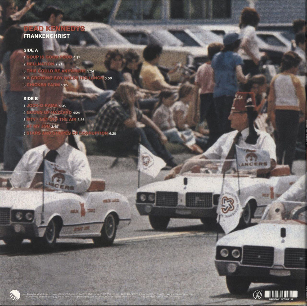 Dead Kennedys Frankenchrist UK vinyl LP album (LP record) 803341393318