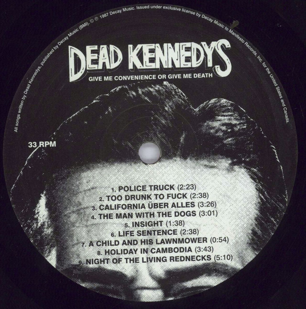 Dead Kennedys Give Me Convenience Or Give Me Death US vinyl LP album (LP record) DKNLPGI831842