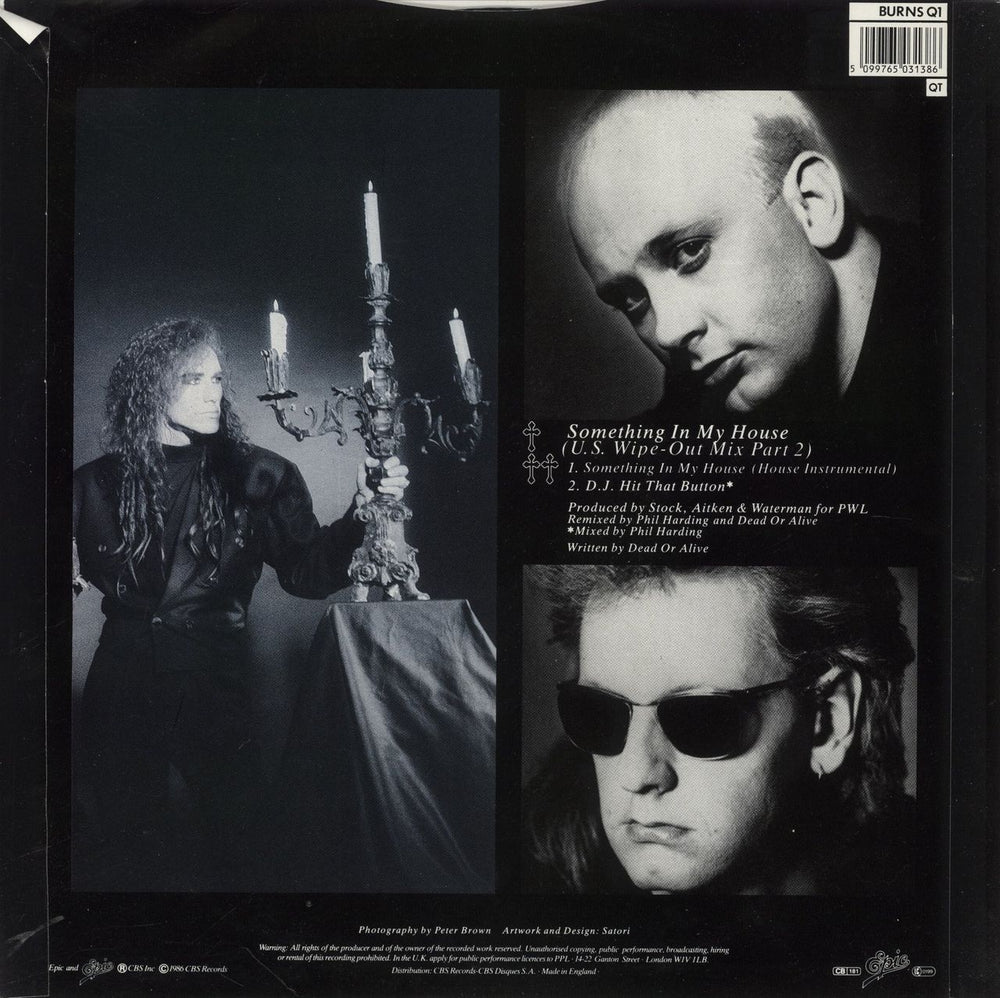 Dead Or Alive Something In My House - U.S Wipe Out Mix Part 2 UK 12" vinyl single (12 inch record / Maxi-single) 5099765031386